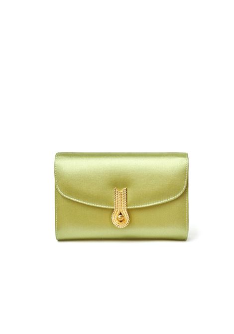 Clutch queen mid con finitura satinata in verde Amato Daniele - donna AMATO DANIELE | 877864ARASO335